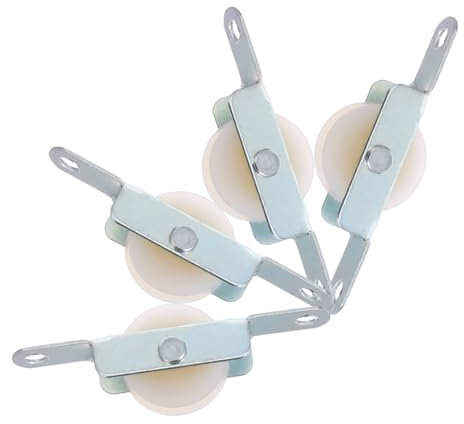 Abaodam 4Packung Pack Terrassenschirm Gleitrollen Langlebige Riemenscheiben für Schirmständer Ersatzteile für Garten und Sonnenschirme Effiziente Reparatur