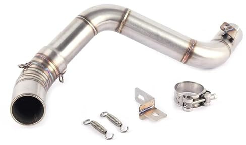 Scarico Tubo Marmitta Di Scarico Per Moto Per 125 150 200 390 2012-2017, Tubo Di Collegamento Intermedio, Raccordo Intermedio Motociclette Marmitta