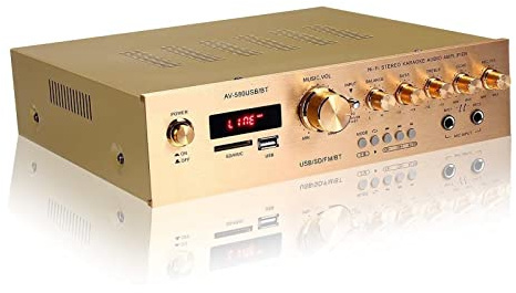 Amplificatore audio, 920W 5CH Amplificador HiFi Stereo AV Surround Amplificatori FM Cinema Home Theater