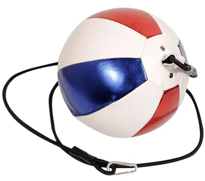 Amagogo Saco de Boxeo de Velocidad, Cuerda elástica Redonda, Doble Extremo, Objetivo de reacción para Ejercicios de golpeo, Sparring, Gimnasio en casa