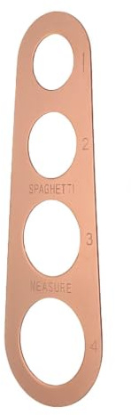 Spaghettimätare i rostfritt stål - 4-håls pasta-portionskontrollenhet, spaghettimätregelverktyg | Köksapparat för hemmakockar