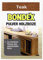 Bondex Holzbeize Pulverbeize Beutelbeize Beize auf Wasserbasis für Möbel 5er Pack - teak