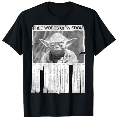 Star Wars Yoda Free Words of Wisdom Flyer Camiseta