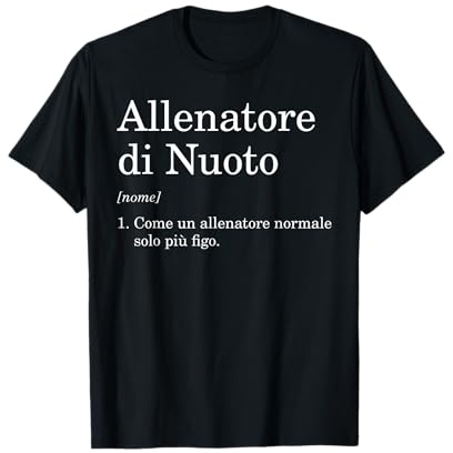Allenatore Nuoto Nuotatore Divertente Maglietta