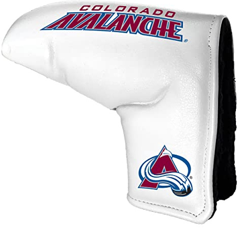 Team Golf NHL Colorado Avalanche Printed Team Golf NHL Tour Blade Putter Cover (White), Fits Most Blade Putters, Scotty Cameron, Taylormade, Odyssey, Titleist, Ping, Callaway