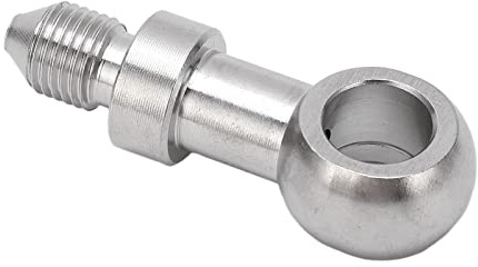 3/8 Zoll Brems Banjo Fitting 10mm Innendurchmesser Edelstahl Schlauch Adapter Leckageschutz für M10 Banjo Bolts Hochfester Korrosionsschutz Bremssystem Komponente zuverlässige Brem
