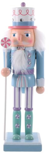 ibasenice Xmas Nutcracker Figure Charming Decor for Tabletop Indoor Ornament for Holiday Celebrations Christmas Parties and Festive Decorations