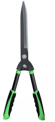 Tijeras de podar, tijeras de jardinería retráctiles, cortasetos manuales, diseño retráctil de 4 velocidades, guantes antideslizantes gratis, aptas for podar ramas cortas y altas(Straight Blade)