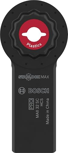 Bosch 10x PRO MAII 32 SC Caulk Knife | for Silicone, Width 32 mm, Professional Accessory Multitool
