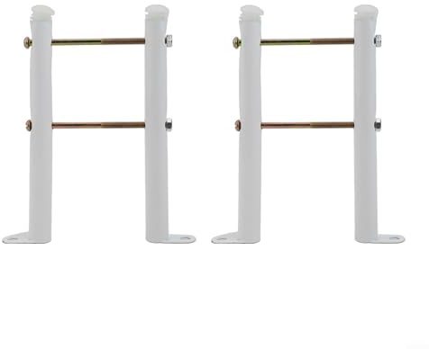 Lot de 2 supports de fixation verticale pour radiateurs en fonte, support solide en fonte (10 cm)