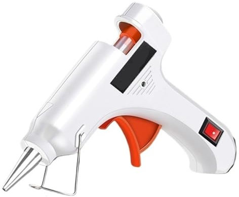 RUHEN Pistolet à Colle Chaude 40 W Pistolet à Colle thermofusible avec bâtons de Colle de 7 mm Mini Pistolets industriels Outil de réparation thermoélectrique à température de Chaleur Bâtons de Colle