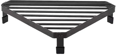 Goowafur Organizador De Estante De Esquina,Estante De Esquina Para Cocina - Soporte para trípode,Elevador de esquina de sartén Triangular antideslizante moderno que ahorra espacio para área de café