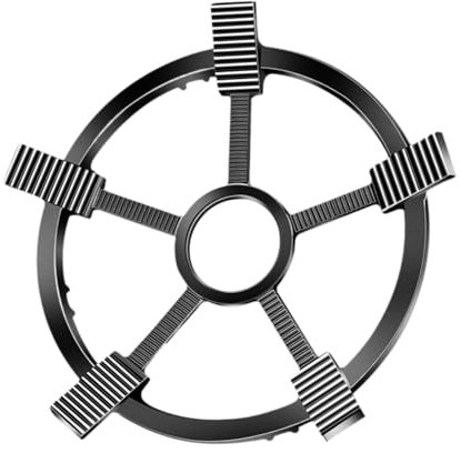 Milageto Anillo de soporte para Wok de hierro fundido, reductor de anillos de Gas, accesorios de cocina a prueba de viento, estantes para ollas, estante para, 25cm