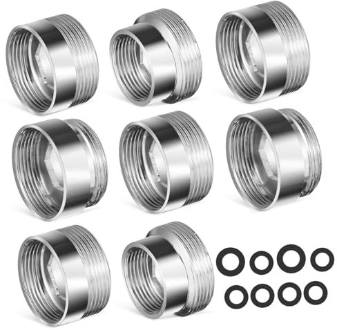 IWOWHERO 8piezas Adaptadores De Grifo Cocina Aireador Para Grifo Kit Adaptador Filtro Agua