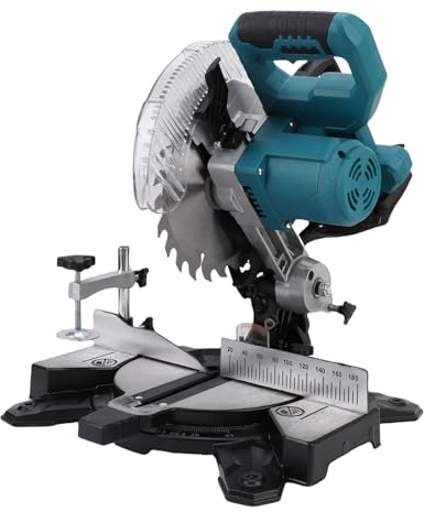Jectse 2 3600 Tr/Min sans Balais de Scie à Ongle électrique, Coupe de Biseau de 0 à 45 °, capacité de Coupe 60x120 Mm, Mécanisme de Serrure à Double Main et de Verrouillage de