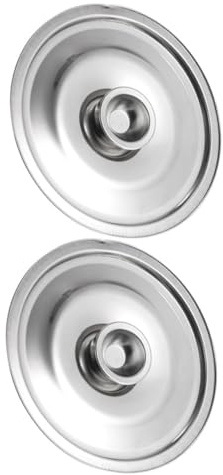 VICASKY 2 Stück Edelstahl Deckel für Gewürztopf und Ölbehälter Leichter Hitzebeständiger Haushaltsdeckel zum Schnellen Kochen in Küche