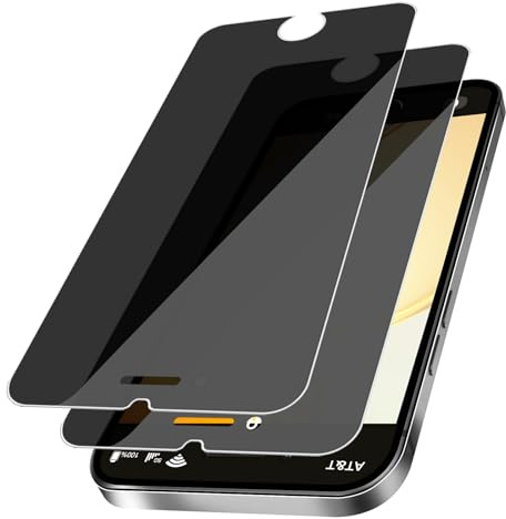 VideoSecu 2 Stück für Panzerglas für iPhone 6/6s/7/8/SE 2020 Schutzfolie, 9H Härte HD Klar Privatsphäre Schutzglas, Anti-Spy, Blasenfrei, Ölfeste & Kratzfeste, Anti-Fingerabdruck Displayschutz