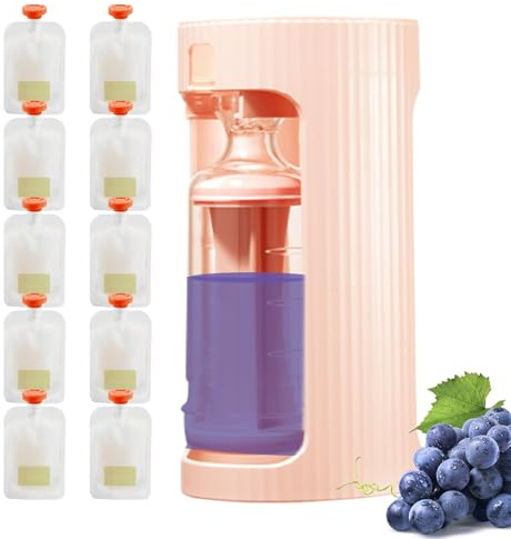 Station de remplissage de sachets – Support anti-déversement, distributeur de nourriture portable, 9,5 x 8,1 x 18 cm, kit de recharge facile à transporter, utilisation de machine à aliments, système