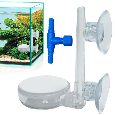 Fisktank luftsten – akvariebubblor | bubbelsten tyst diffusor, akvarium pump, ultrafin tyst akvariedekor tillbehör för hemvård levande transportapplikationer