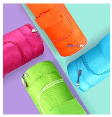 CHICIRIS Yogaväska Nylon Vattentät Yogamatta Bärväska 88 X 22 Cm Cylindrisk Gymväska med Dragkedja i Sidan Justerbar Rem för Yoga Studio Travel Fitness-användare