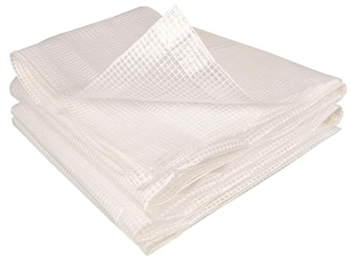 IDMarket - Ersatzplane 130 gr/m² für Gewächshaus 12M² weiß Zebra