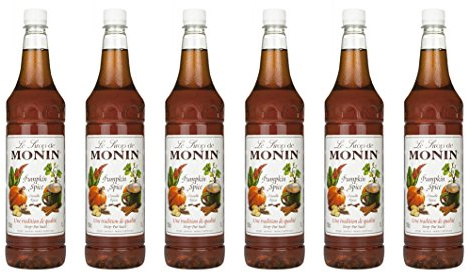 Monin Sirup Pumpkin Spice, 1,0l Pet, 6 unidades