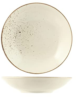 H&H Set 6 Piatti Fondi Reactive Ivory Cm22