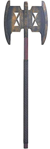 Hacha decorativa de señor de los Anillos, réplica 1/1, hacha, enano Gimli Glóin Sohn, 86 cm, con soporte de pared