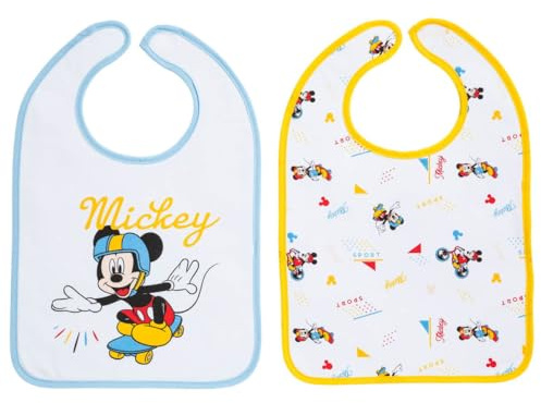 Disney Babycalin - Juego de 2 baberos para 1 edad