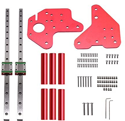 Ender 3 Dual Z-Achse MGN12 Linearschienenführungsset mit Fixplattenhalterung für Ender 3 Pro Ender-3 V2 3D-Drucker-Upgrades (Z-Achse, mit Linearschiene)