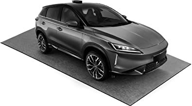 QWORK® Tappetino raccolta olio 259 x 182 cm, Tappeto Garage Auto, adatto per garage, negozi, cucine o parcheggi