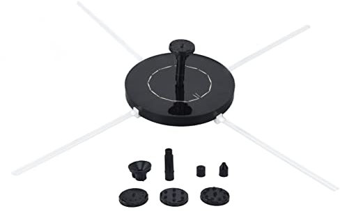 SEAFRONT Decorative Outdoor Solar Fountain, 130MM Smart Solar Small Household Villa Garden Fish Pond Courtyard Rockery Bird Bath Decorative Fountain