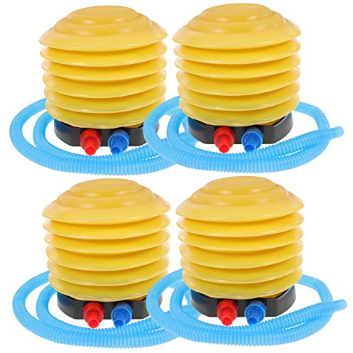 Homoyoyo Pompe à Pied Gonflable 4 Pièces, en Plastique, Multifonction, pour Matelas Gonflable et Bateau, Gonflage et Dégonflage, Facile à Ranger