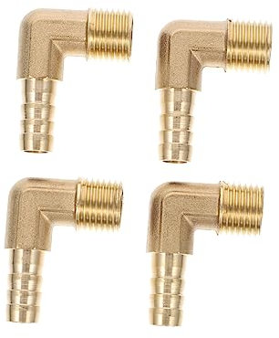 OSALADI 4stücke Luft Schlauch Armaturen Steckverbindungen Luftschnellarmaturen Luftkupplung Kupfer Fitting