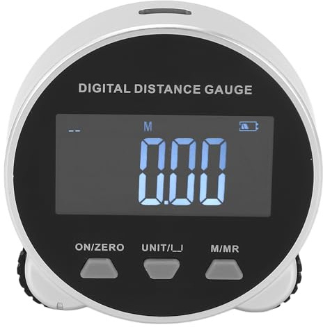 Digitaler Entfernungsmesser, Wiederaufladbar Elektronisches Langstrecken Rollmessgerät für lineare, kreisförmige, beliebige Kurven, unregelmäßige, Anzeige Messlineal mit Bildschirm