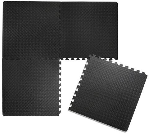 Tapis de Sport de Sol Salle de Fitness, Dalles en Mousse sans BPA, Tapis Sport fitness Tapis de Protection Antidérapant pour Salle de Gym, Fitness, Sol de Sport, Garage