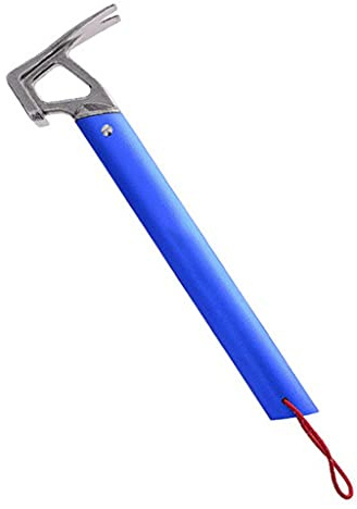 Outdoor Camping Zelt Hering Hammer Edelstahl zum Einschlagen von Heringen in den Boden zum Wandern Angeln Bergsteiger