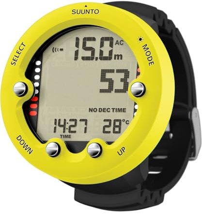SUUNTO Unisex – Erwachsene ZOOP NOVO Swimcomputer, Lemon, Einheitsgröße
