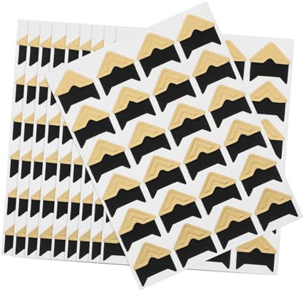 UTHCLO 10stücke Selbstklebende Fotoecken Für Scrapbooking Eckaufkleber Für Fotoalben Dekoration Vintage Style Goldene Farbe Für Persönliche Erinnerungen Und Kreative Projekte