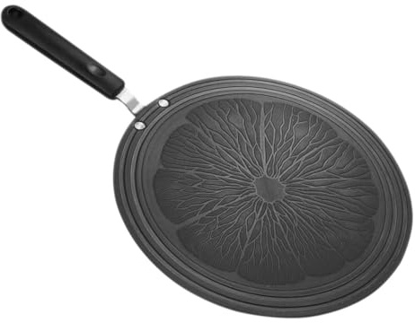 FUNNETOYU Placa Difusora De Calor De Guía Térmica Para Cocinas De Gas Descongelación Rápida y Distribución Uniforme Del Calor Mango Para Cocinar y Evitar Derrames