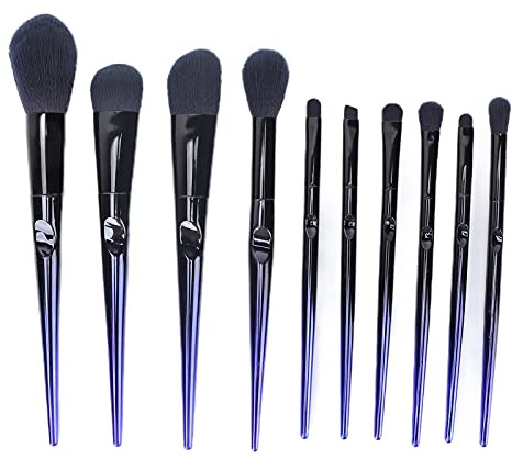 Sluffs Traveling Makeup Brush Set,Professional Make up Brushes Premium Synthetic Foundation Brush Kit for Foundation Blush.