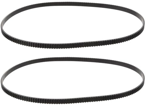 Ipetboom Correa de Transmisión Dentada para Máquina de Pan 175 Dientes 2 Unidades Repuesto Resistente al Calor para Panificadora Accesorios para Electrodomésticos de Cocina Doméstica