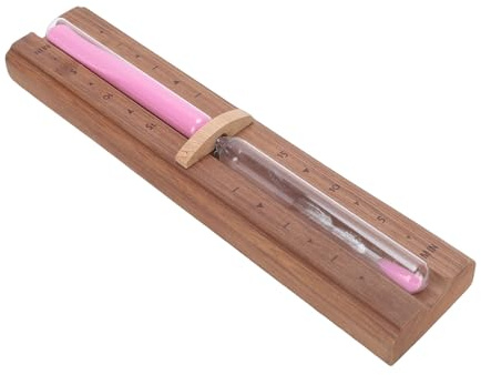 Tomantery Reloj de Giratorio para Sauna, Elegante Temporizador de de 15 Minutos para Sala de, Baño, Madera de Cedro, 11,73x9,45x2,64 Pulgadas (Marrón)