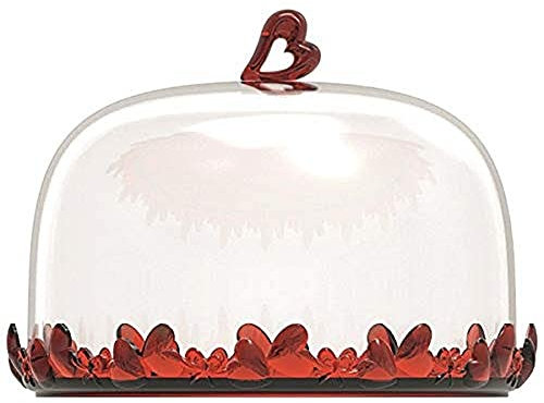 Guzzini Set Tortiera Love, Rosso Chiaro, Ø18.4 x h13.7 cm