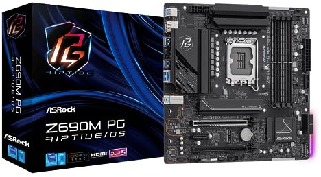 Asrock Z690M PG Riptide/D5 Intel Z690 LGA 1700 Micro ATX
