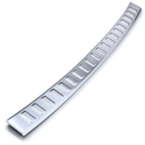 tuning-art BL1046 Protector de Borde de Carga de Acero Inoxidable para Mercedes-Benz GLE V167 2018-, Color:Plata