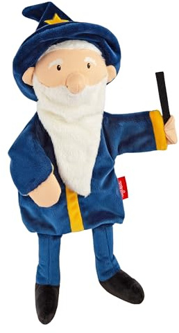 sigikid 43123 Handspielpuppe, blau/Zauberer, OneSize