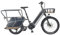 Prophete URBANICER 4.0 Urban Longtail-E-Bike 24 – AEG 250W Mittelmotor, 170 km Reichweite, 9-Gang, Hydraulische Scheibenbremsen, LED-Beleuchtung, Integrierter Li-Ion Akku, Grau