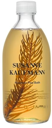 Susanne Kaufmann Badeöl Mountain Pine Bath Badezusatz 250 ml Entspannendes Badeöl mit Bergkiefer-Duft, Aromatherapie, Wellness & Erkältungsbad Relaxing Spa Naturkosmetik Pinie Pinienbad