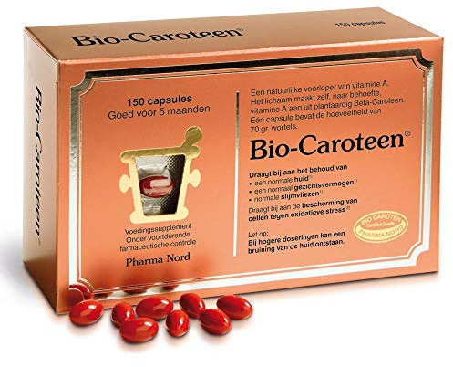 150 Cápsulas para la piel ActiveComplex Caroteno + E Pharma Nord